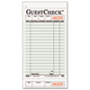 National Checking Company(TM) Guest Check Pad with Customer Receipt Stub