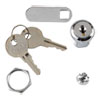 Rubbermaid(R) Commercial Replacement Lock & Key for Locking Janitor Cart Cabinet
