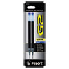 Refill for G2 Gel, Dr. Grip Gel/Ltd, ExecuGel G6, Q7, Ex Fine, Blue, 2/Pack