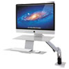 WorkFit-A Sit-Stand Workstation, For Apple iMac Monitor, Silver