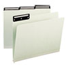 Smead(R) Recycled Heavy Pressboard File Folders With Insertable Metal Tabs