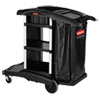 Rubbermaid(R) Commercial Executive High Capacity Janitorial Cleaning Cart