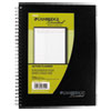 Action-Planner Side-Bound Business Notebook, 7 1/4 x 9 1/2, Black, 80 Sheets