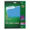 Avery(R) Clear Permanent File Folder Labels