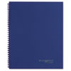 Side-Bound Guided Business Notebook, 7 1/4 x 9 1/2, Navy Blue, 80 Sheets