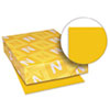 Exact Brights Paper, 8 1/2" x 11", Bright Gold, 50 lb./74 gsm., 500 SHTS/RM