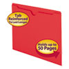 Smead(R) Colored File Jackets with Reinforced Double-Ply Tab