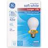 Energy-Efficient Halogen Bulb, A19, 43 W, 620 lm, Soft White, 4/PK