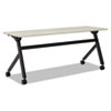 Multipurpose Table Flip Base Table, 72w x 24d x 29 3/8h, Light Gray