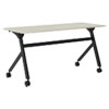 Multipurpose Table Flip Base Table, 60w x 24d x 29 3/8h, Light Gray