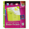 Avery(R) Corner Lock(TM) 3-Pocket Binder Pockets
