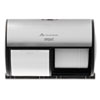 Georgia Pacific(R) Professional Compact(R) Coreless Brushed Steel Side-by-Side Double Roll Tissue Dispenser