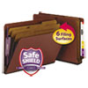 Smead(R) End Tab Pressboard Classification Folders With SafeSHIELD(R) Coated Fasteners