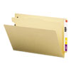 Manila End Tab Classification Folders, Legal, Four-Section, 10/Box