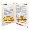 Smead(R) Manila Reinforced End Tab Fastener Folders with Antimicrobial Product Protection