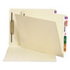 Heavyweight Folders, One Fastener, End Tab, Letter, 14 Point Manila, 50/Box