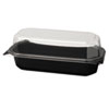 Dart(R) Creative Carryouts(R) Hinged Plastic Hot Deli Boxes