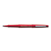 Flair Felt Tip Marker Pen, Red Ink, Medium, 36/Box