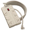 TLP825 Surge Suppressor, 8 Outlets, 25 ft Cord, 1440 Joules, White
