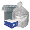 High Density Waste Can Liners, 56gal, 14 Microns, 43 x 46, Natural, 200/Carton