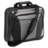CityLite Laptop Case 15.6", 13-1/2 x  4-3/5 x 17-1/2, Black/Gray