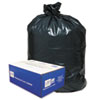 2-Ply Low-Density Can Liners, 56gal, .9 Mil, 43 x 47, Black, 100/Carton