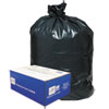 2-Ply Low-Density Can Liners, 31-33gal, .63 Mil, 33 x 39, Black, 250/Carton