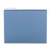 Color Hanging Folders with 1/3-Cut Tabs, 11 Pt. Stock, Blue, 25/BX