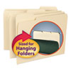 Interior File Folders, 1/3 Cut Top Tab, Letter, Manila, 100/Box