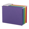 Color Hanging Folders with 1/3-Cut Tabs, 11 Pt. Stock, Assorted Colors, 25/BX