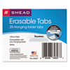 Smead(R) Erasable Hanging Folder Tabs
