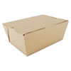 ChampPak Carryout Boxes, Brown, 7 3/4 x 5 1/2 x 3 1/2, 160/Carton