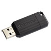 PinStripe USB 2.0 Drive, 32GB, Black