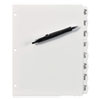 Big Tab™ Write & Erase Plastic Dividers, 8-Tab Set