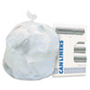 High-Density Coreless Roll Can Liners, 33 gal, 16 mic, 33 x 40, Natural, 250/CT