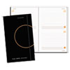 Plan. Write. Remember. Planning Notebook Two Days Per Page, 5 1/8 x 8 1/4, Black
