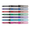 Precise V5 Roller Ball Stick Pen, Precision Point, Assorted Ink, .5mm, 7/Pack