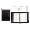 Recycled Bonded Leather Starter Set, 5 1/2 x 8 1/2, Black Cover
