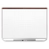 Prestige 2 Connects Magnetic Total Erase Whiteboard, 48 x 36, Mahogany Frame