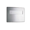Toilet Seat Cover Dispenser, 15 3/4 x 2 1/4 x 11 1/4, Satin Stainless Steel