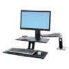 Ergotron(R) WorkFit-A Sit-Stand Workstation with Suspended Keyboard