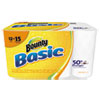 Basic Paper Towels, 10.19 x 10.98, 1-Ply, 55/Roll, 12 Roll/Pack
