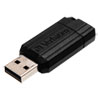 PinStripe USB 2.0 Drive, 16GB, Black