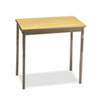 Utility Table, Rectangular, 30w x 18d x 30h, Oak/Brown