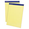 Mead Legal Ruled Pad, 8 1/2 x 11, Canary, 50 Sheets, 4 Pads/Pack