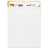 Self Stick Wall Easel Unruled Pad, 25 x 30, White, 30 Sheets, 2 Pads/Carton