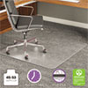 ExecuMat Intense All Day Use Chair Mat for High Pile Carpet, 45x53 w/Lip, Clear