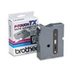 TX Tape Cartridge for PT-8000, PT-PC, PT-30/35, 1w, Black on Clear