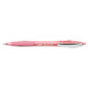 Atlantis Ballpoint Retractable Pen, Pink Ink, Medium, 1mm, 4/Pack