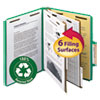 Smead(R) 100% Recycled Pressboard Classification Folders